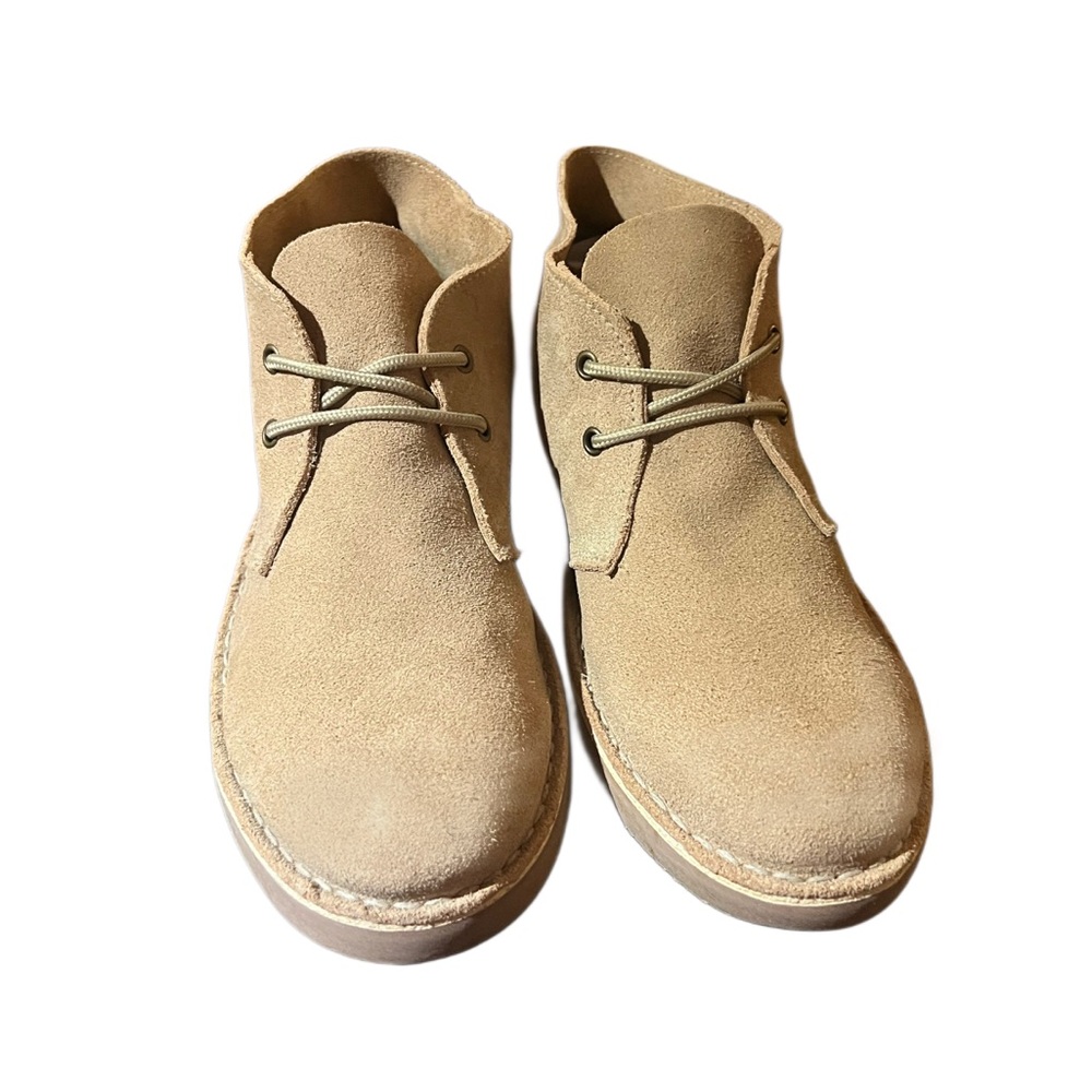 Roamers Men's Tan Suede Desert Boots Size 8